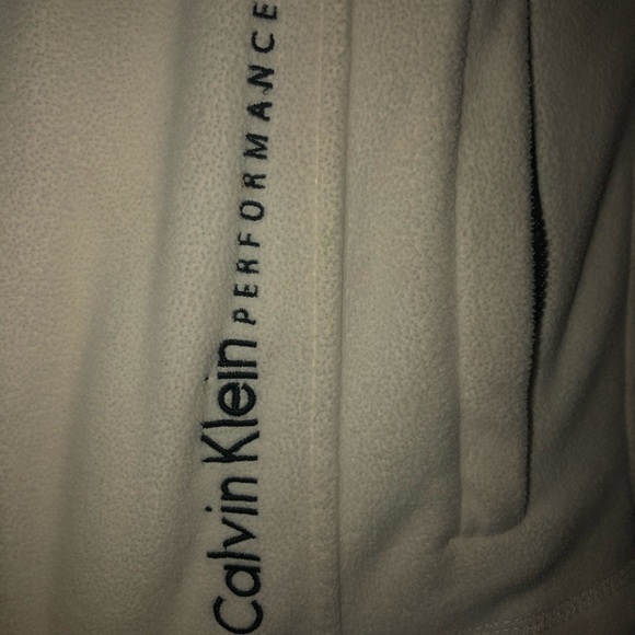 White Calvin Klein performance fleece - Picture 4 of 4